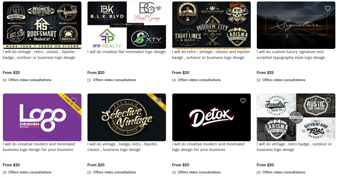 Logo Designers on Fiverr