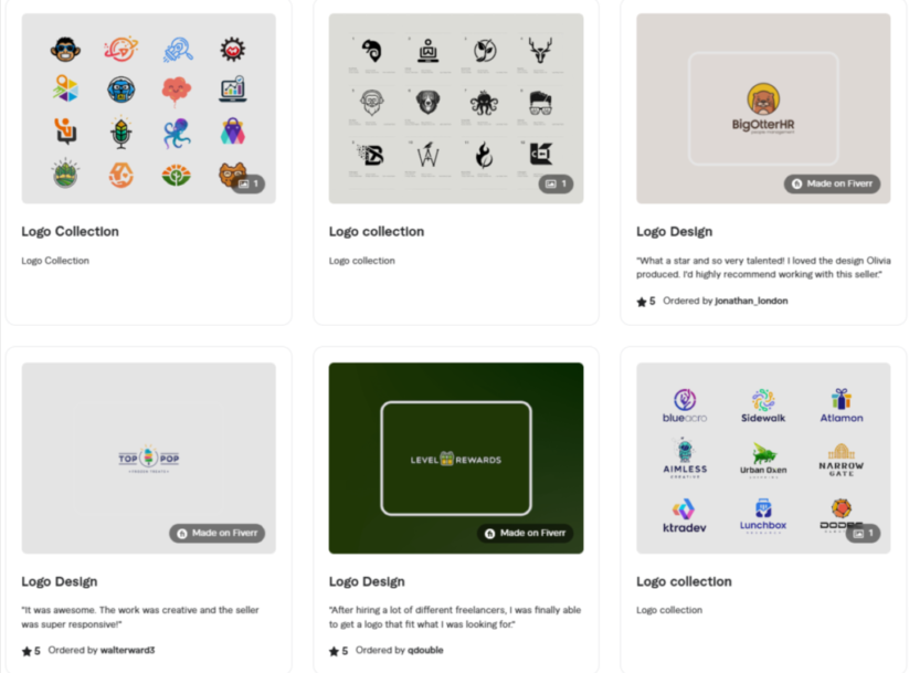 Logo Designers on Fiverr