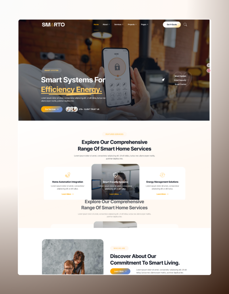 Smarto - Smart Home Solutions Elementor Pro Template Kit