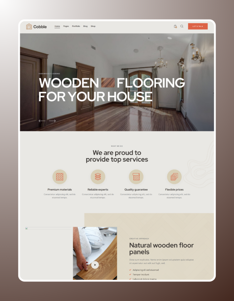 Flooring Manufacturing Template